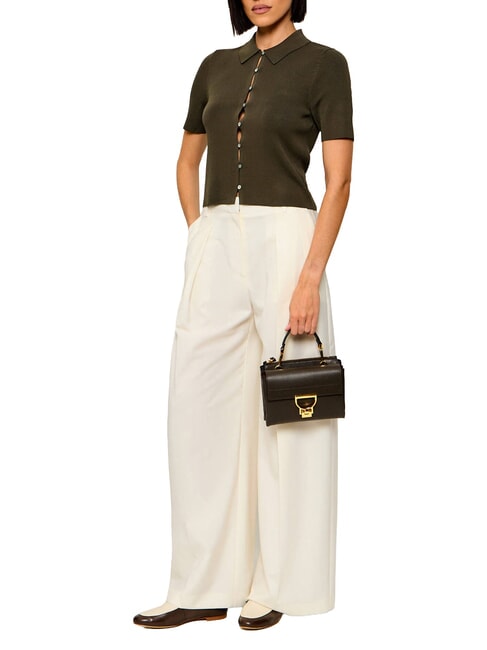 ARLETTIS Minibolso de piel con textura lodo - Bolsos Mujer