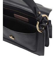 COCCINELLE C-ME Bolso de mano con correa para el hombro. negro - Bolsos Mujer - 4