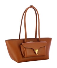 COCCINELLE DOUBLE BEAT Compradora con bolso de mano co&ntilde;ac - Bolsos Mujer - 2