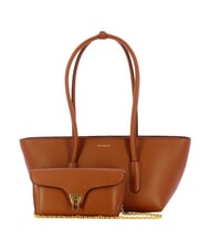 COCCINELLE DOUBLE BEAT Compradora con bolso de mano co&ntilde;ac - Bolsos Mujer - 4