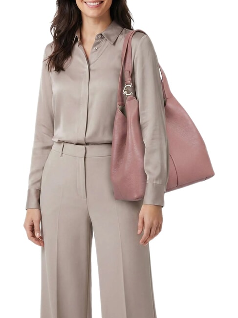 C-EASY Bolso de hombro con cartera rosa de invierno - Bolsos Mujer