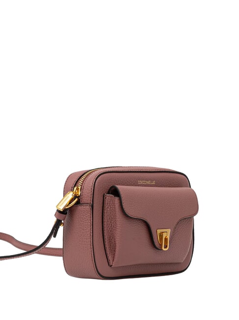 BEAT SOFT Minibolso de piel con textura rosa de invierno - Bolsos Mujer