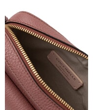 COCCINELLE BEAT SOFT Minibolso de piel con textura rosa de invierno - Bolsos Mujer - 4
