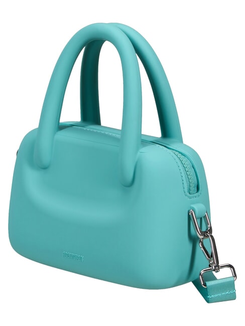 JELLYPOP Minibolso de silicona con correa para el hombro. turquesa polvorienta - Accesorios de viaje