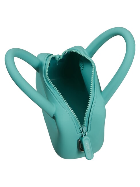 JELLYPOP Minibolso de silicona con correa para el hombro. turquesa polvorienta - Accesorios de viaje