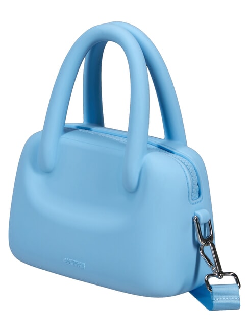 JELLYPOP Minibolso de silicona con correa para el hombro. Azul Neptuno - Accesorios de viaje