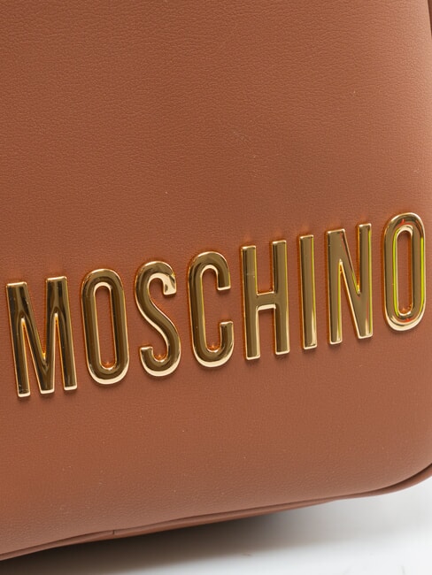 BOLD LOVE Mochila peque&ntilde;a con logotipo en relieve casta&ntilde;a - Bolsos Mujer