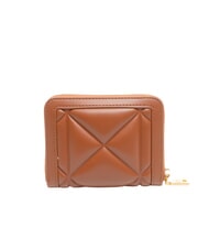 LOVE MOSCHINO EMBOSSED Cartera peque&ntilde;a con cremallera casta&ntilde;a - Carteras Mujer - 3