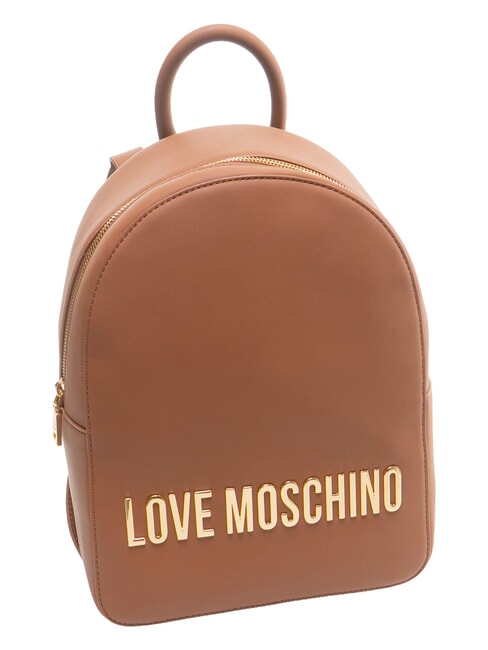BOLD LOVE Mochila con logo en relieve casta&ntilde;a - Bolsos Mujer