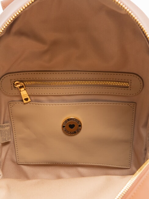BOLD LOVE Mochila con logo en relieve casta&ntilde;a - Bolsos Mujer