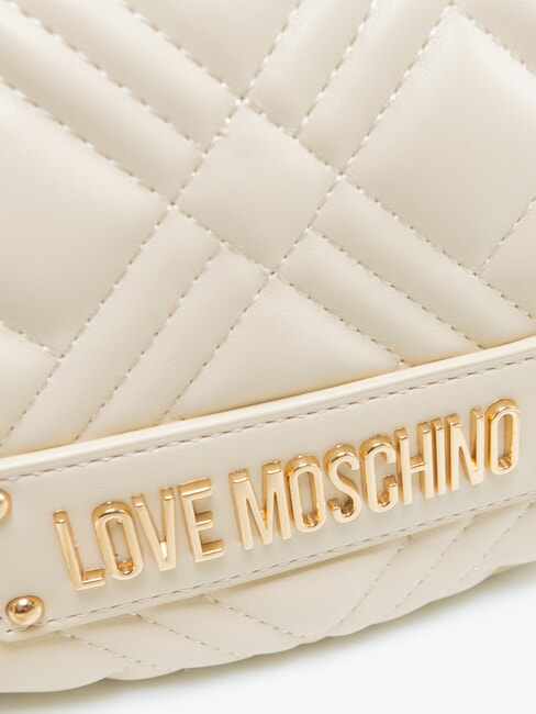 QUILTED Bolso de hombro Marfil - Bolsos Mujer