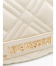 LOVE MOSCHINO QUILTED Bolso de hombro Marfil - Bolsos Mujer - 3