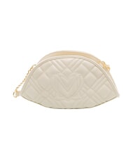 LOVE MOSCHINO QUILTED Bolso de hombro Marfil - Bolsos Mujer - 4