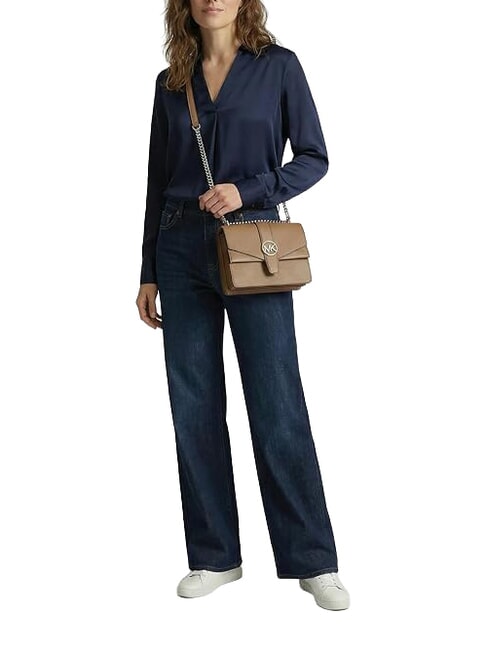 MK Minibolso de hombro, de piel. madera flotante - Bolsos Mujer