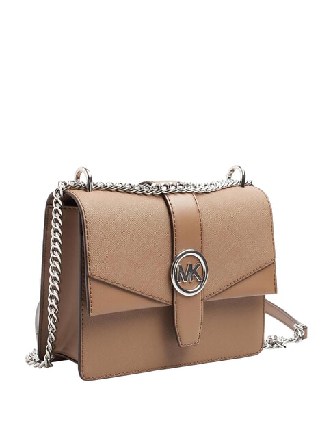 MK Minibolso de hombro, de piel. madera flotante - Bolsos Mujer
