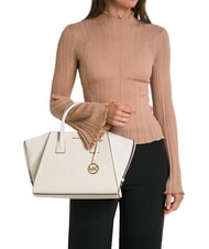 MICHAEL KORS AVRIL Bolso de mano con correa para el hombro, de piel. - Bolsos Mujer