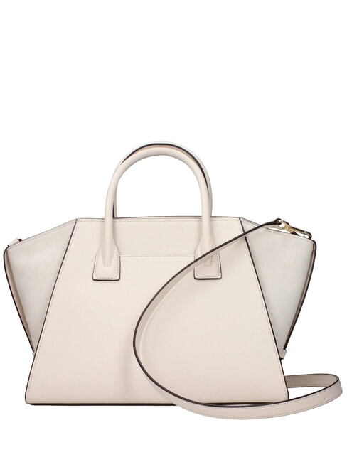 AVRIL Bolso de mano con correa para el hombro, de piel. crema de leche - Bolsos Mujer