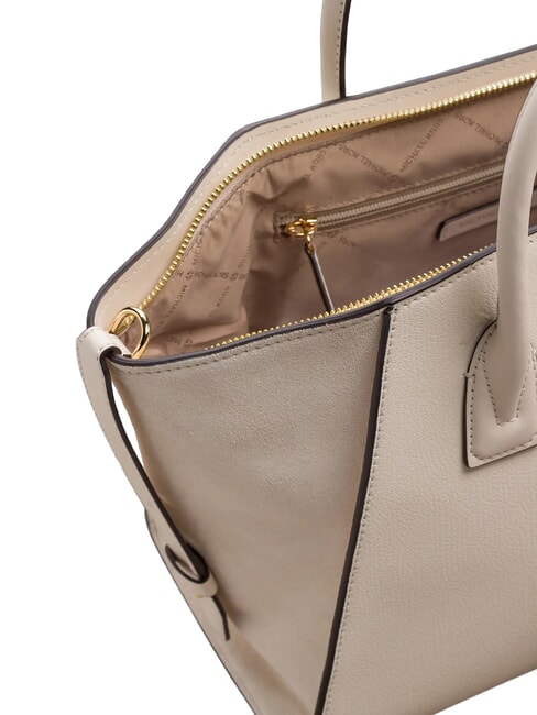 AVRIL Bolso de mano con correa para el hombro, de piel. crema de leche - Bolsos Mujer