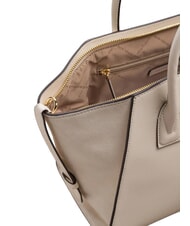 MICHAEL KORS AVRIL Bolso de mano con correa para el hombro, de piel. crema de leche - Bolsos Mujer - 5