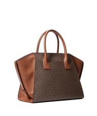 MICHAEL KORS LOGO Bolso de mano con correa para el hombro. marr&oacute;n - Bolsos Mujer - 2