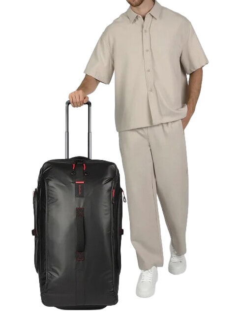 PARADIVER LIGHT Bolsa de lona grande con ruedas NEGRO - Bolsas de viaje