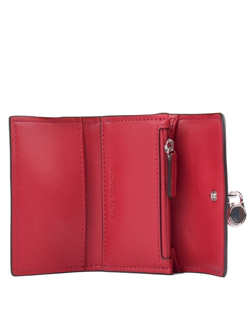 LYRA Cartera grande de cuero frambuesa oscura - Carteras Mujer