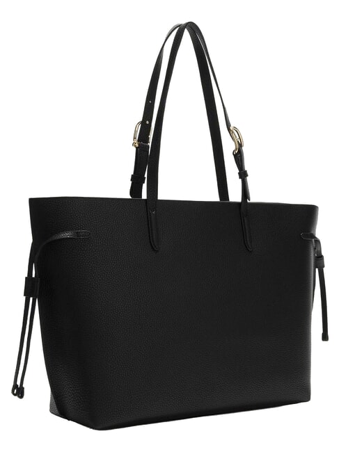 AVA Bolsa de compras grande de cuero Interior gris fangoso + palo de rosa. - Bolsos Mujer