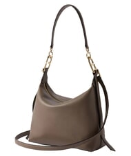 FURLA TONIE Bolso peque&ntilde;o de piel con correa para el hombro gris lodoso - Bolsos Mujer - 3
