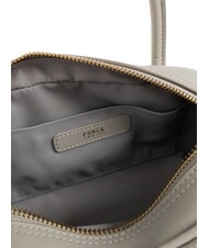 FURLA POPPY Minibolso con correa para el hombro gris piedra - Bolsos Mujer - 5