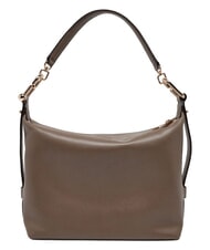 FURLA TONIE Bolso bandolera de piel con correa para el hombro gris lodoso - Bolsos Mujer - 4