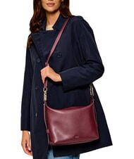 FURLA TONIE Bolso bandolera de piel con correa para el hombro manzana roja - Bolsos Mujer - 2