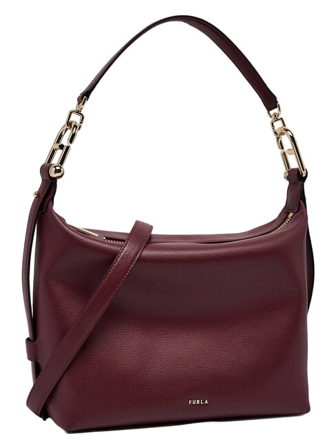TONIE Bolso bandolera de piel con correa para el hombro manzana roja - Bolsos Mujer