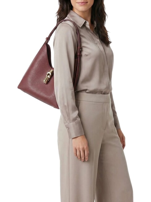 GOCCIA Bolso de hombro de piel manzana roja - Bolsos Mujer