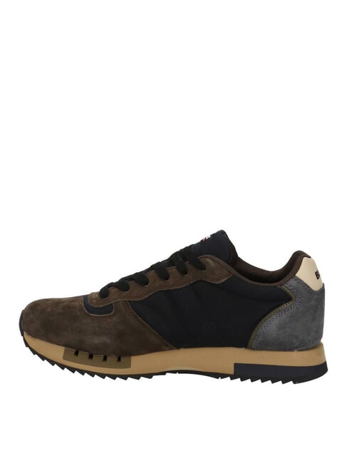 QUEENS  Zapatillas deportivas para hombre azul marino/marr&oacute;n - Zapatos Hombre