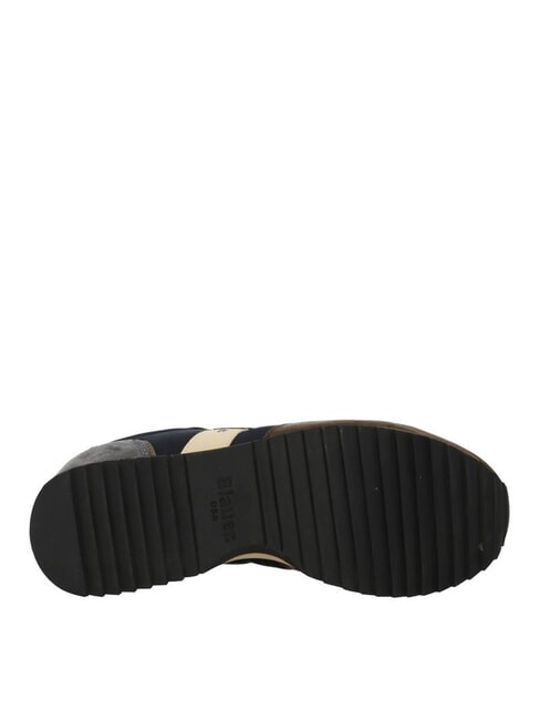 QUEENS  Zapatillas deportivas para hombre azul marino/marr&oacute;n - Zapatos Hombre