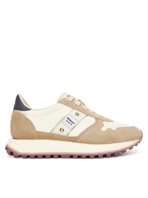 MILLEN  Zapatillas de deporte para mujer crema/malva - Zapatos Mujer