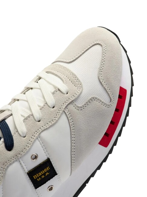 QUEENS Zapatillas blanco/rojo/azul marino - Zapatos Hombre