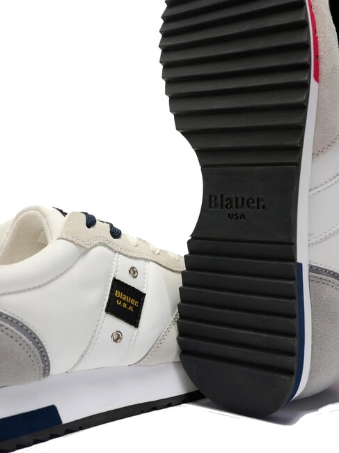 QUEENS Zapatillas blanco/rojo/azul marino - Zapatos Hombre