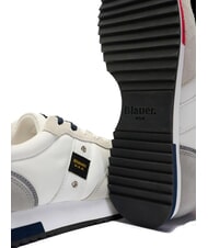 BLAUER QUEENS Zapatillas blanco/rojo/azul marino - Zapatos Hombre - 4
