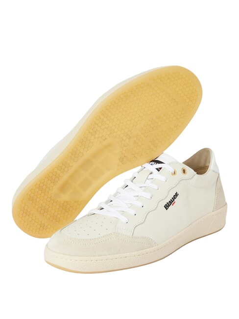 MURRAY Zapatillas de cuero blanco/beige - Zapatos Hombre