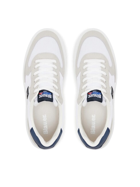 BUCK Zapatillas blanco/azul marino - Zapatos Hombre