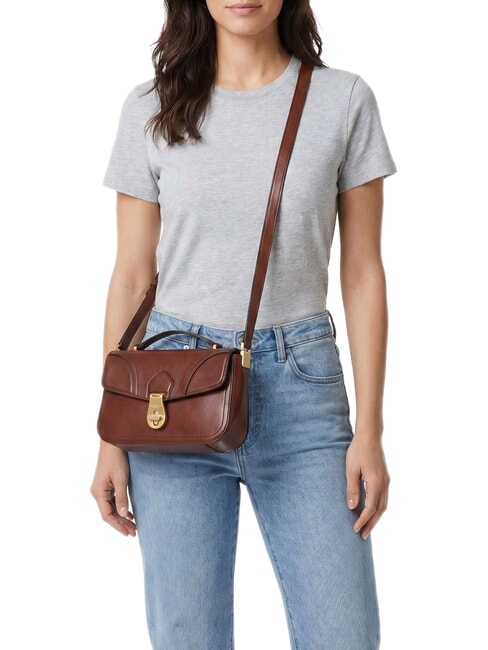 MIA Bolso de hombro de piel BROWN - Bolsos Mujer