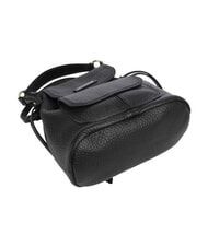 THE BRIDGE MARTINA Mochila de cuero martillado Oro negro - Bolsos Mujer - 4