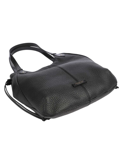 MARTINA Bolso de hombro de piel Oro negro - Bolsos Mujer