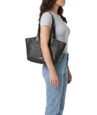 THE BRIDGE MARTINA Bolso de hombro de piel Oro negro - Bolsos Mujer - 2