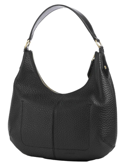 MARTINA Bolso de hombro de piel Oro negro - Bolsos Mujer