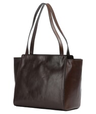 THE BRIDGE LUCREZIA Bolso de compras de piel para el hombro moca con oro - Bolsos Mujer - 3