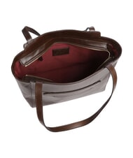 THE BRIDGE LUCREZIA Bolso de compras de piel para el hombro moca con oro - Bolsos Mujer - 5