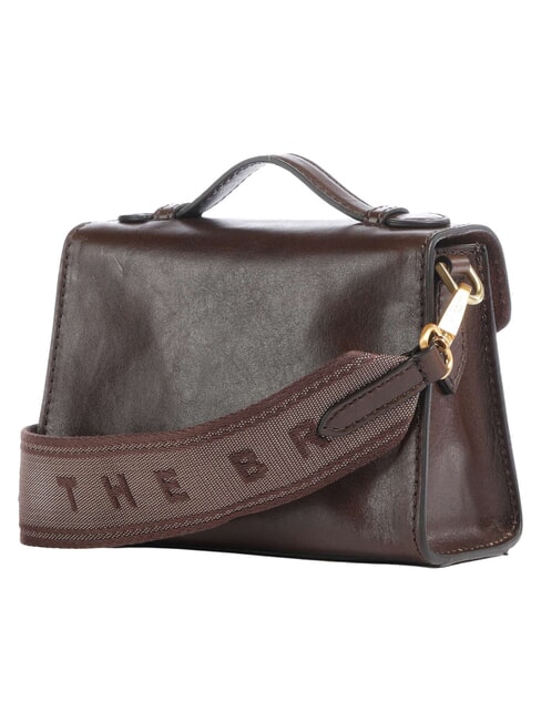 IRENE  Mini bolso de hombro, en piel moca con oro - Bolsos Mujer