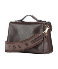 THE BRIDGE IRENE  Mini bolso de hombro, en piel moca con oro - Bolsos Mujer - 2